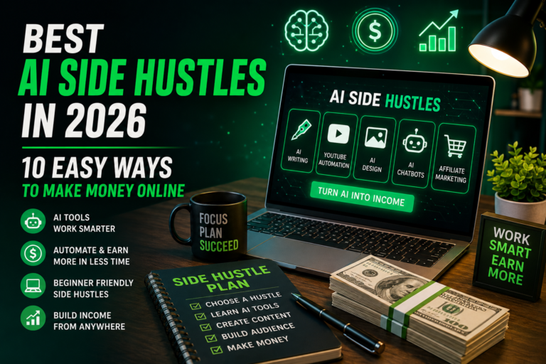Best AI Side Hustles in 2026 (10 Easy Ways to Make Money)