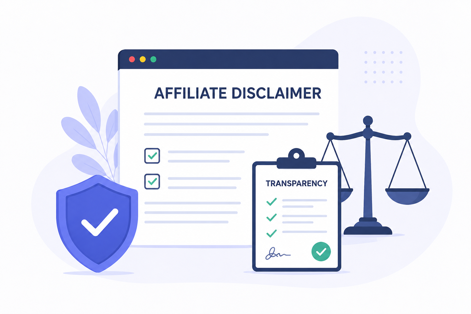 affiliate disclaimer ai blog transparency