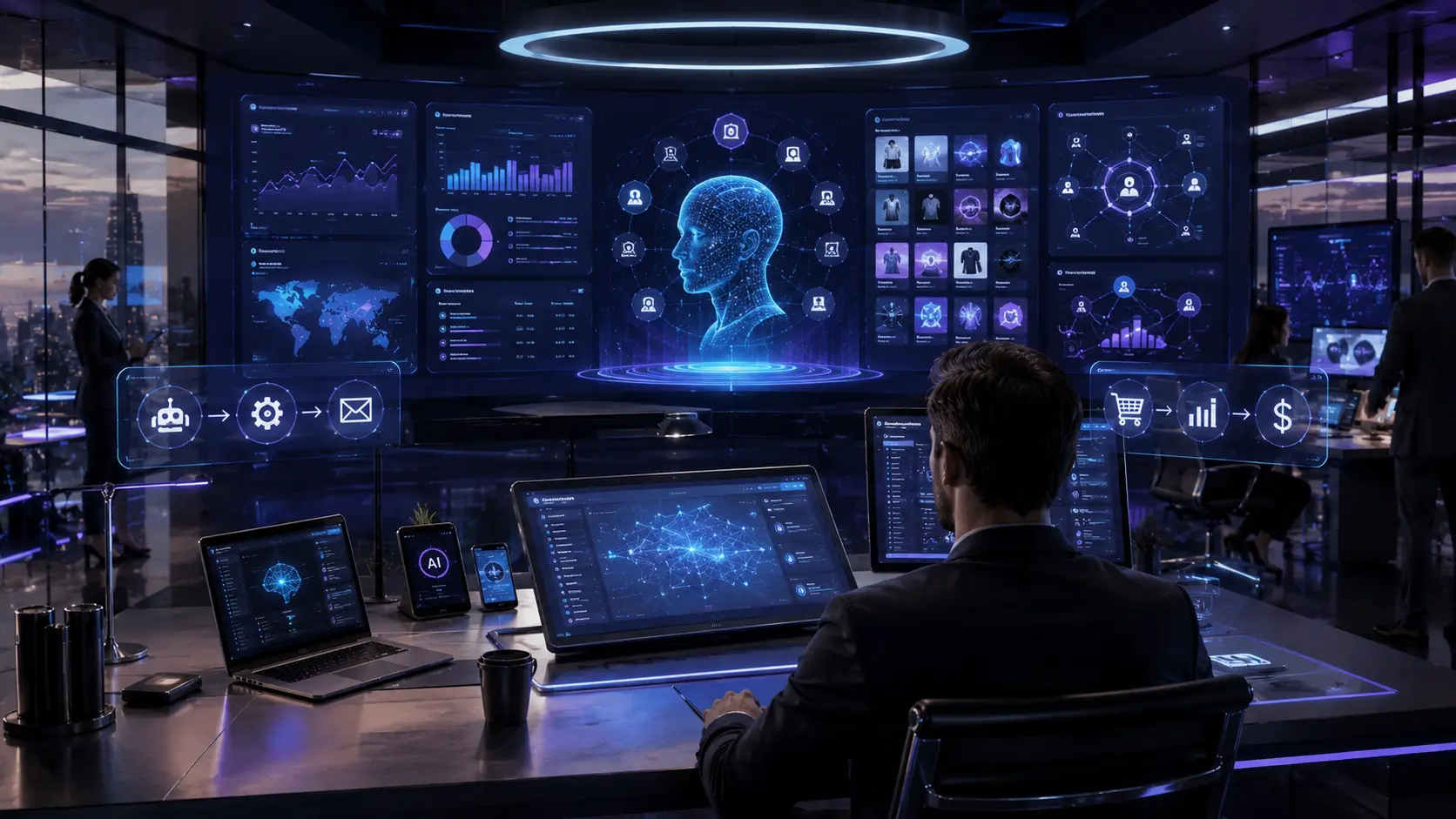 Future trends in passive earnings AI including automation businesses, AI assistants, digital products, and scalable online income opportunities