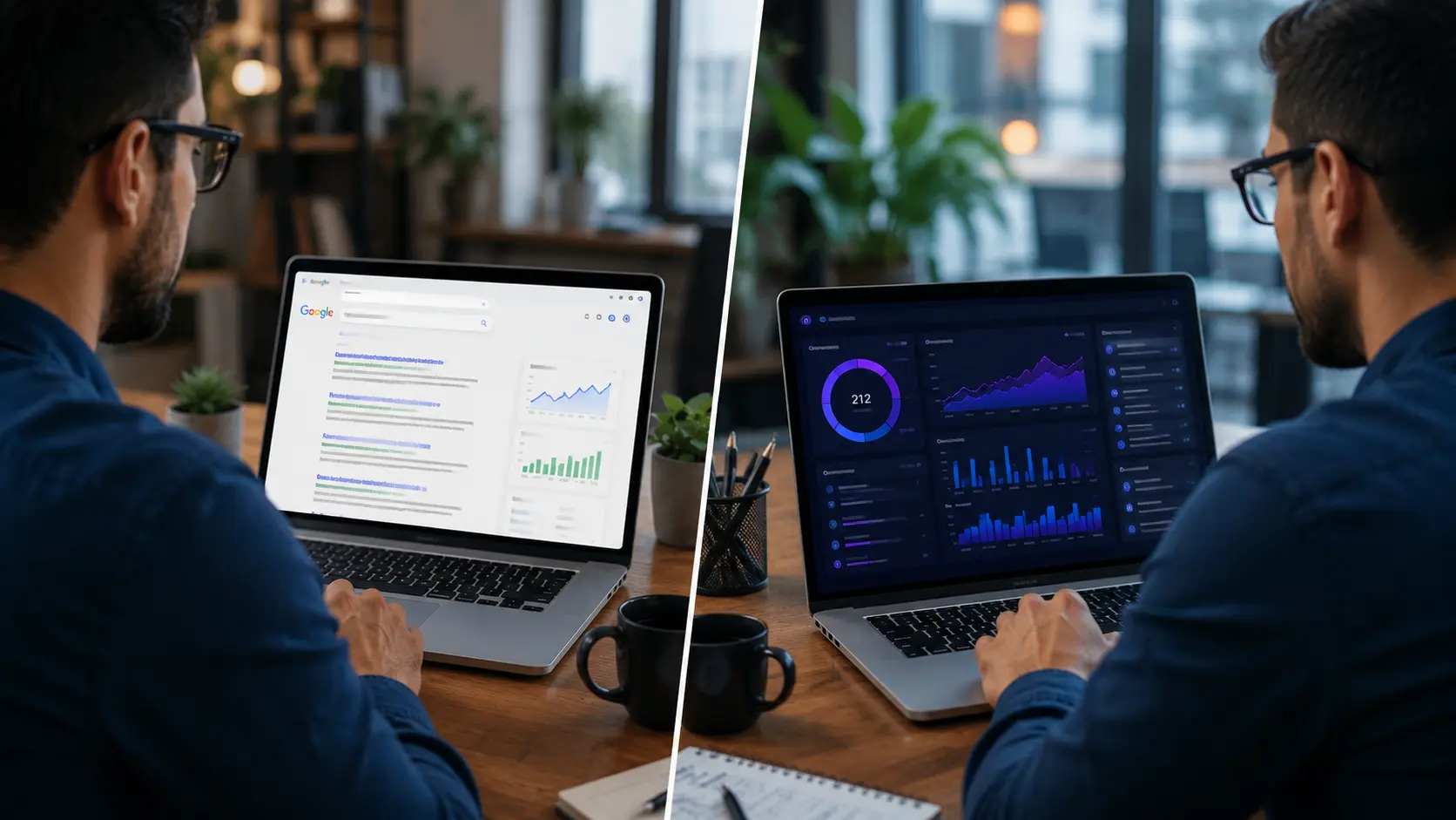 AI business automation and digital products workflow dashboard