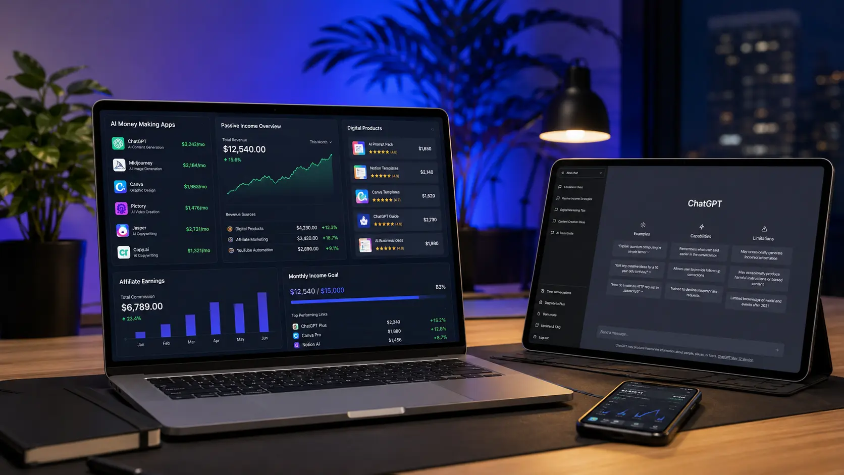 AI money making apps helping entrepreneurs generate income online in 2026
